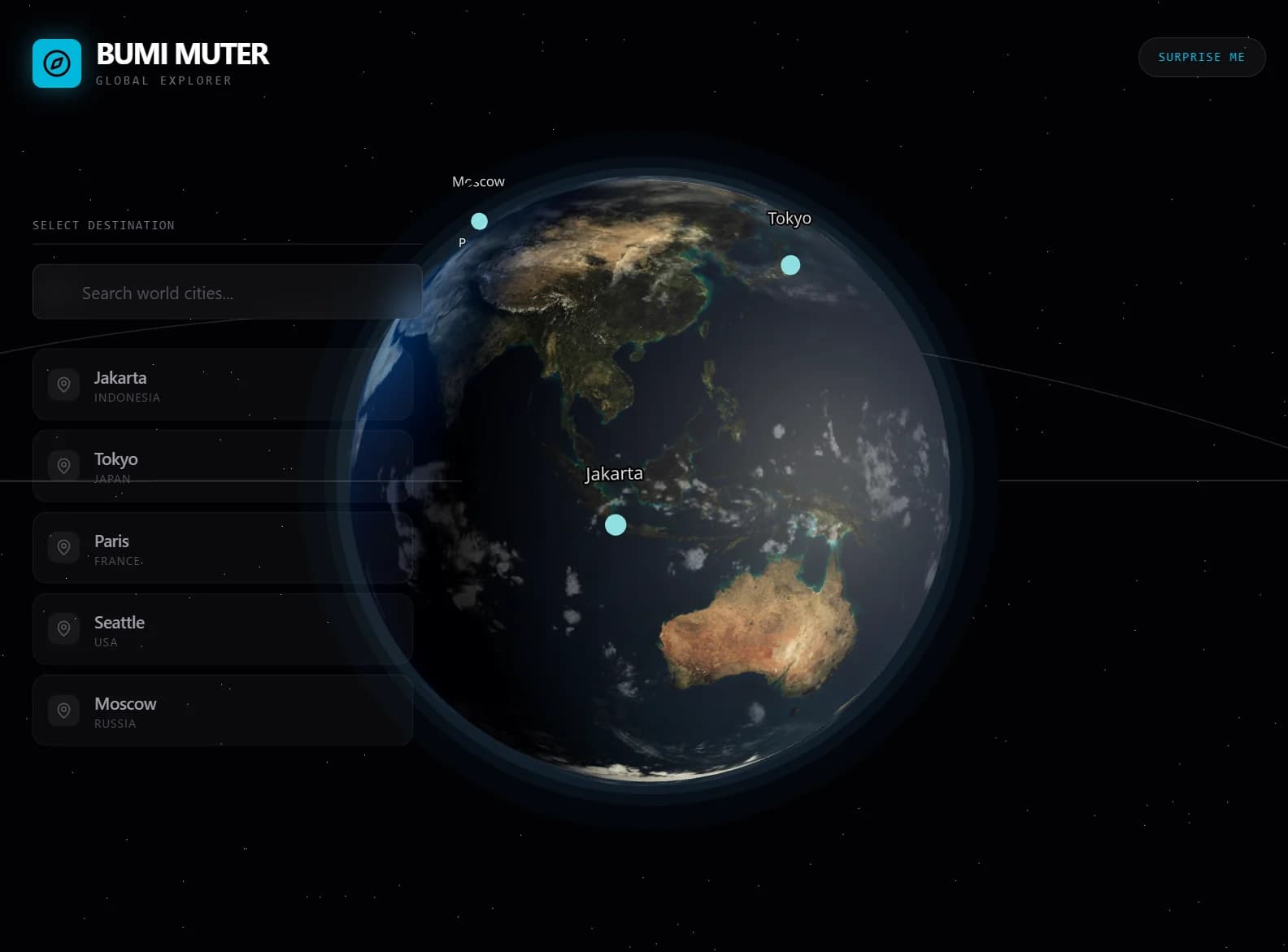 Bumi Muter desktop screenshot 0