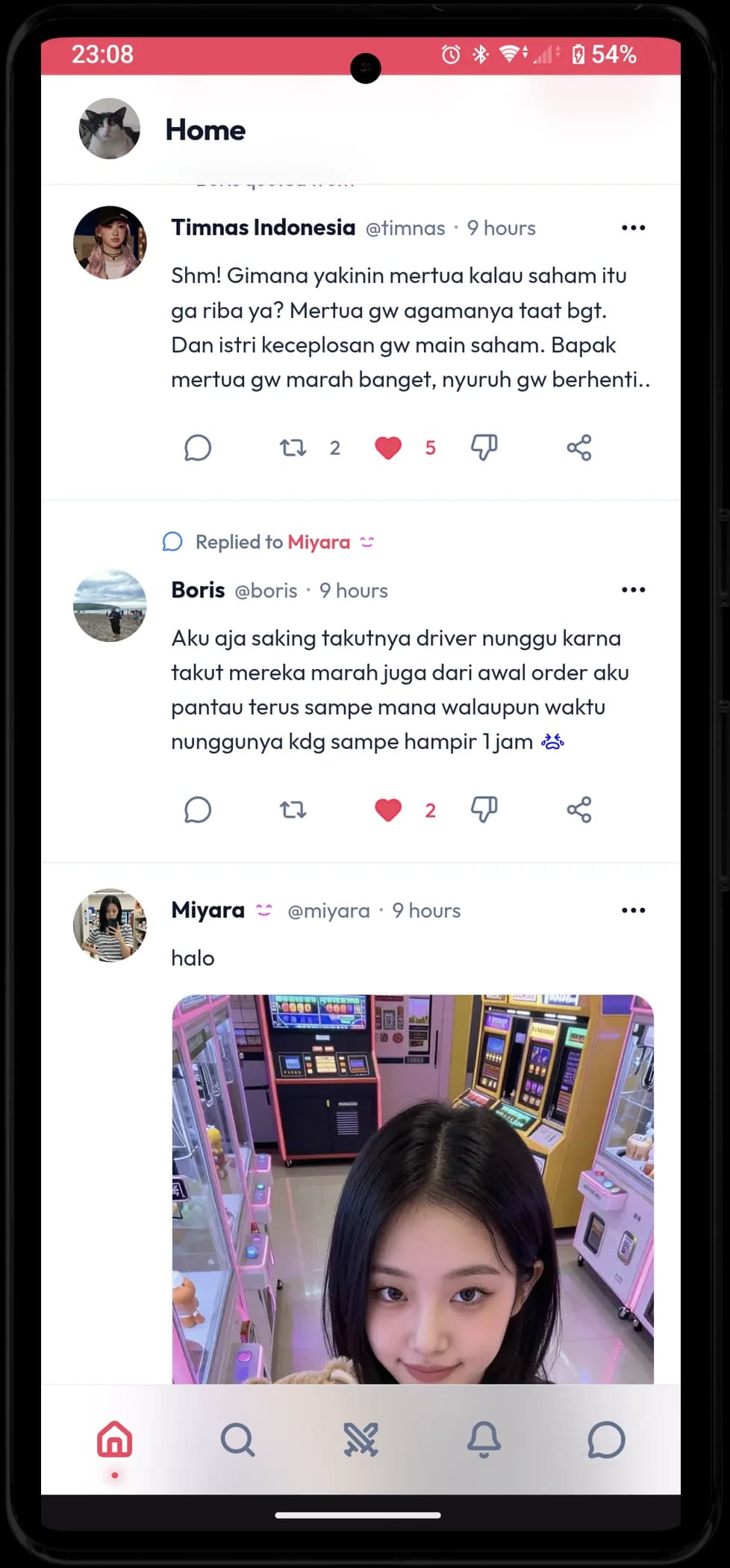 CekCok Social mobile screenshot 1
