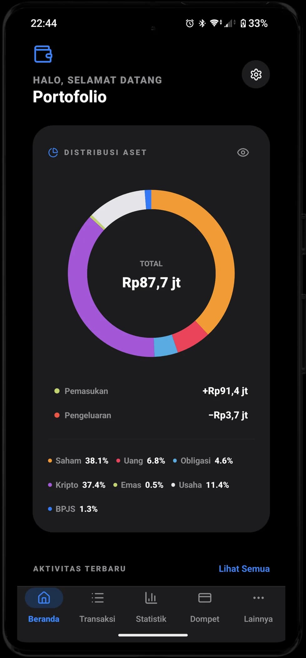 Dompet Tipis mobile screenshot 0